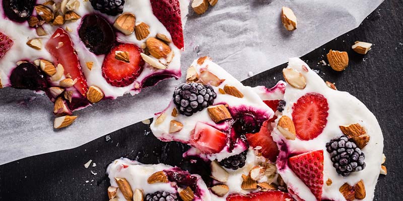 barretta gelata yogurt mirtilli rossi amoseeds specialisti superalimenti bio