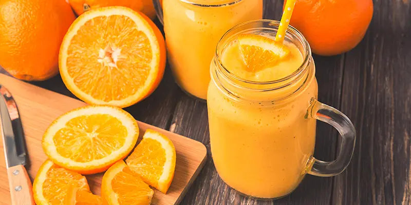 Ricetta del Smoothie con Arancia Curcuma e Zenzero Bio amoseeds superalimenti bio