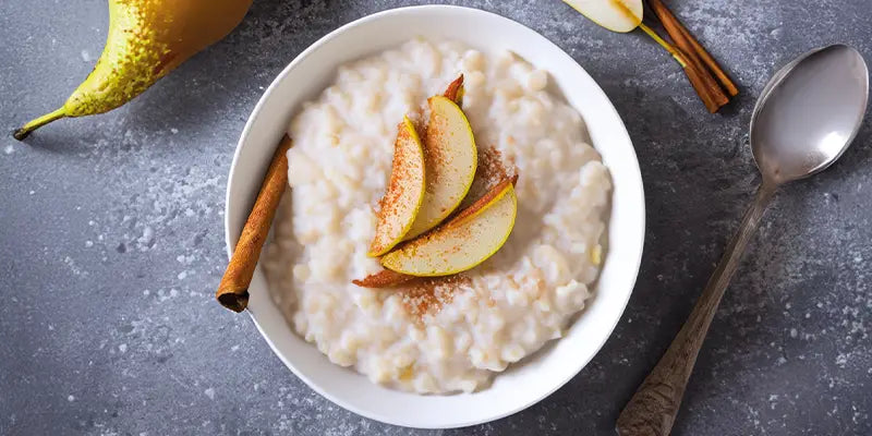 Ricetta per il Porridge il Pere Canella e Psillio Bio amoseeds superalimenti bio