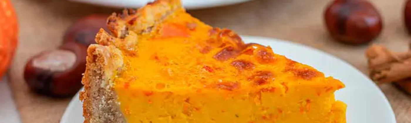 crostata zucca zenzero Amoseeds specialista superalimenti Bio