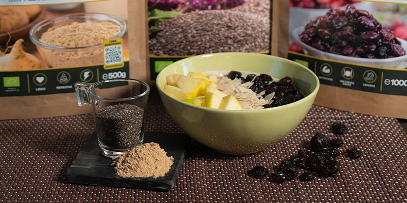 ricetta overnight maca mirtilli rossi semi chia Amoseeds specialisti superalimenti Bio