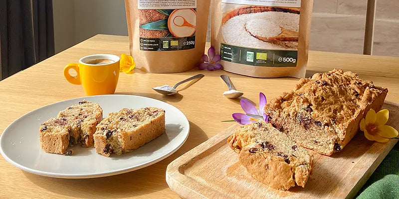 ricetta banana bread psillio rubio Amoseeds specialisti superalimenti bio