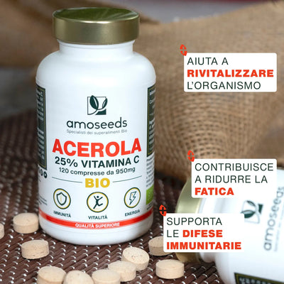 Virtu Acerola Bio - amoseeds specialisti superalimenti bio
