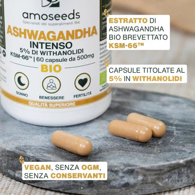 Qualita Ashwagandha Bio - amoseeds specialisti dei superalimenti bio