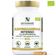 Ashwagandha capsule bio amoseeds specialisti dei superalimenti bio