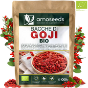 Bacche di goji bio amoseeds specialiste dei superalimenti bio