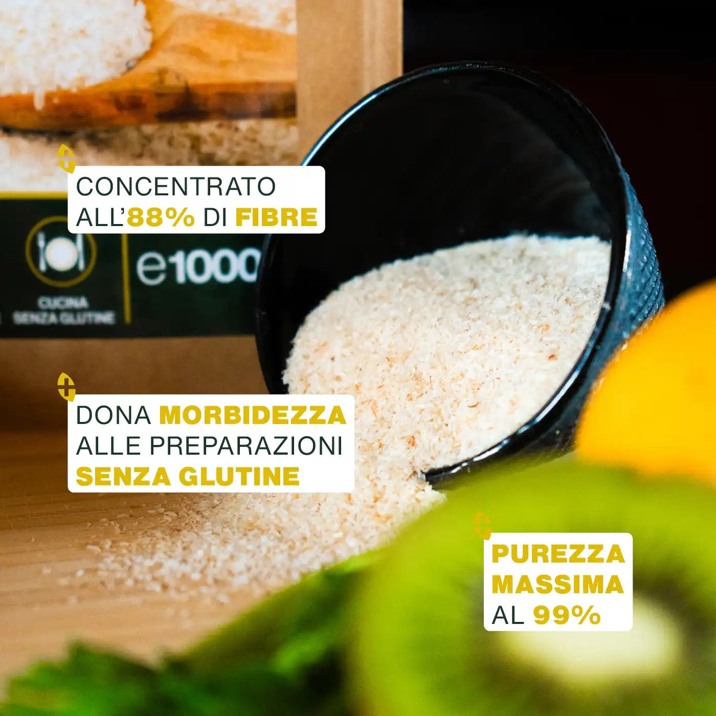 Qualita Bucce di Psillio Biondo Bio - amoseeds specialisti dei superalimenti bio