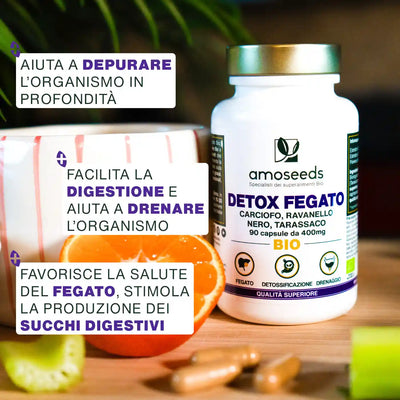 Virtu Detox Fegato Bio - amoseeds specialisti dei superalimenti bio