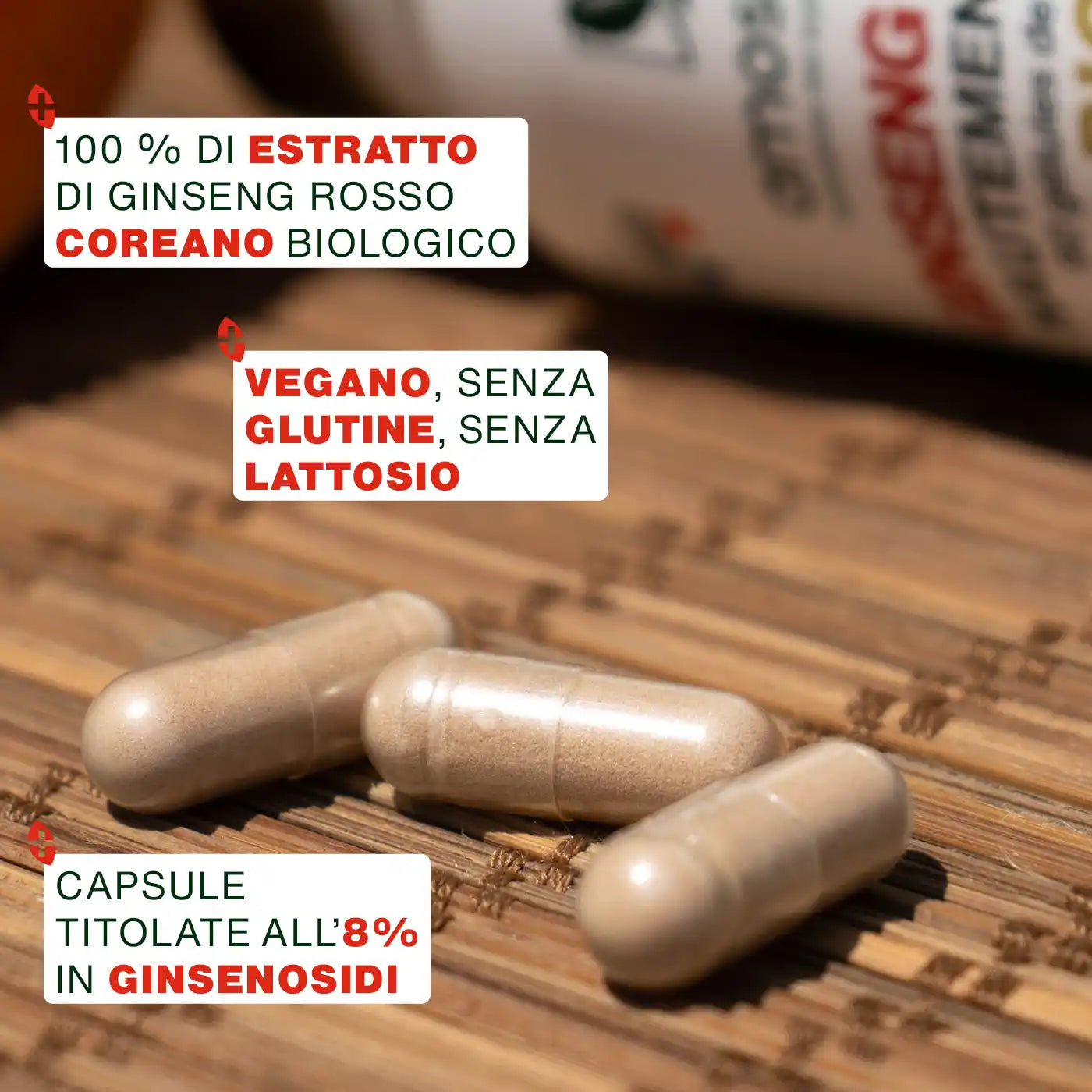 Qualita Ginseng Rosso Bio - amoseeds specialisti superalimenti bio