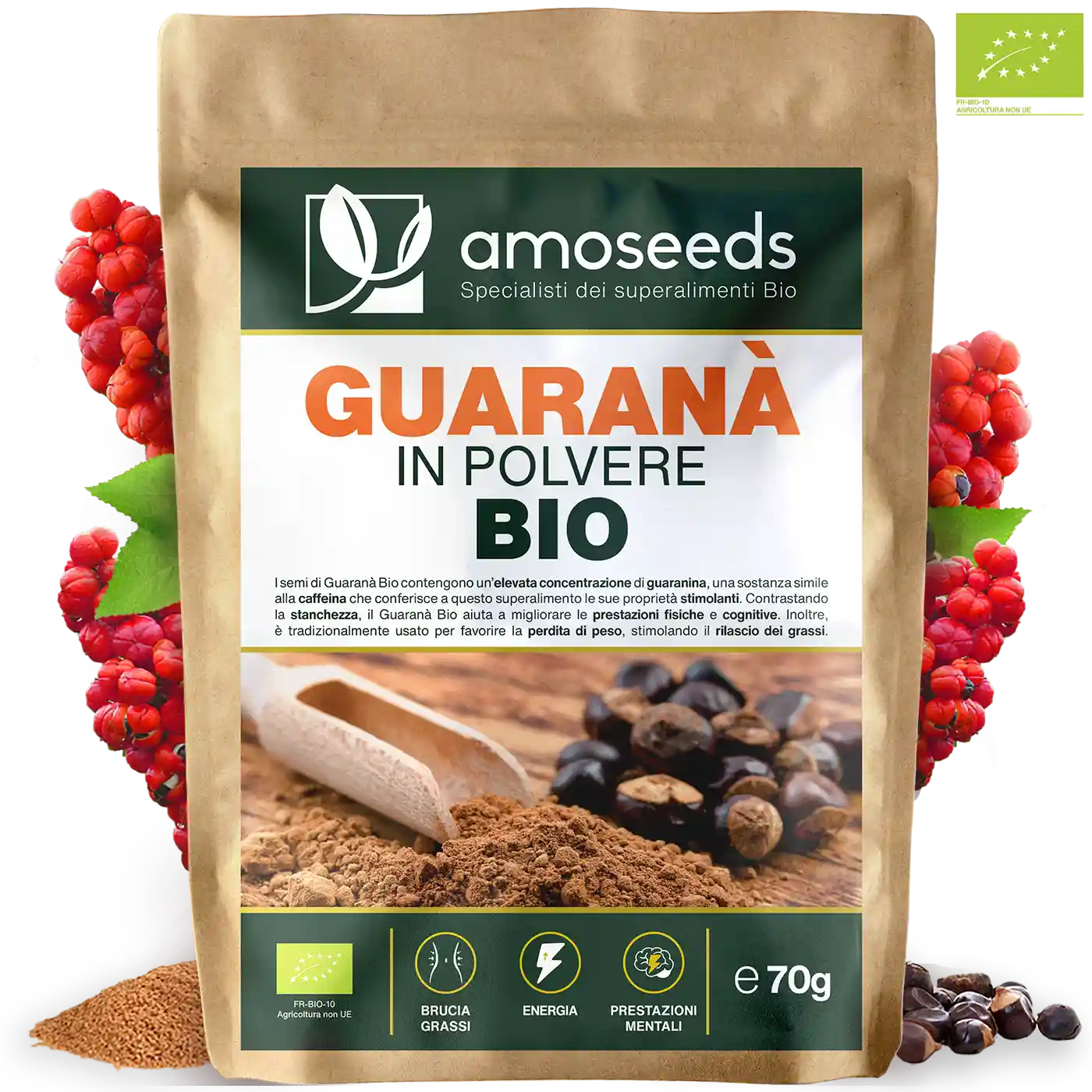 Guarana Bio - amoseeds specialisti superalimenti bio