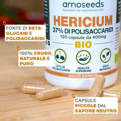 Qualita Hericium Bio - amoseeds specialisti superalimenti bio