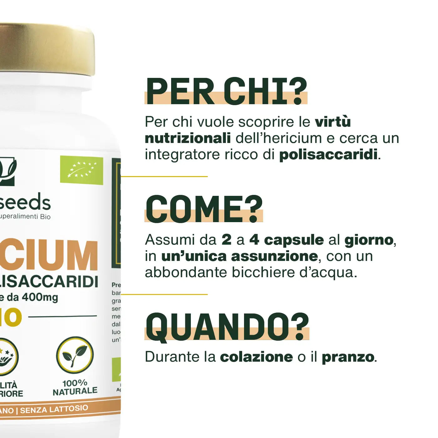 Uso Hericium Bio - amoseeds specialisti superalimenti bio