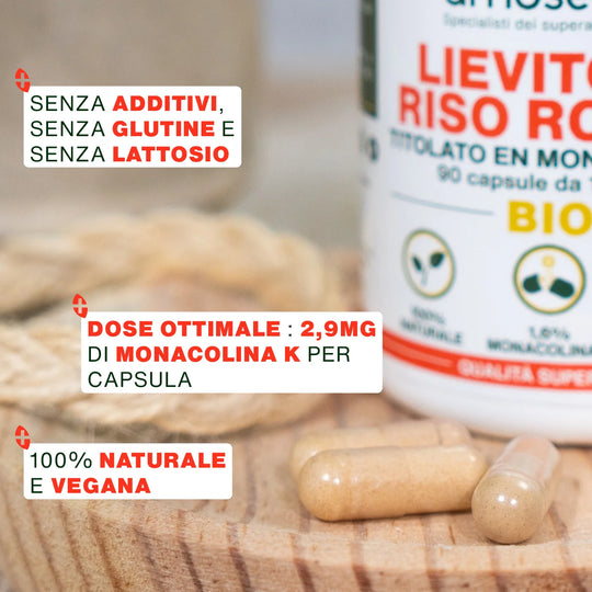 CoQ10 Con Lievito Di Riso Rosso 100 Capsule A Rilascio Rapido - Foto 4