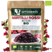 Mirtilli Rossi Interi Bio amoseeds specialisti dei supralimenti bio