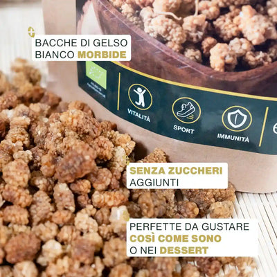 Qualita More di Gelso Bianco in Polvere Bio - amoseeds specialisti dei superalimenti bio