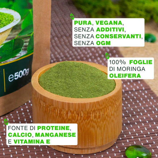Terra Elements Moringa Bio In Polvere - Ayurveda 101 Shop Online - Foto 10