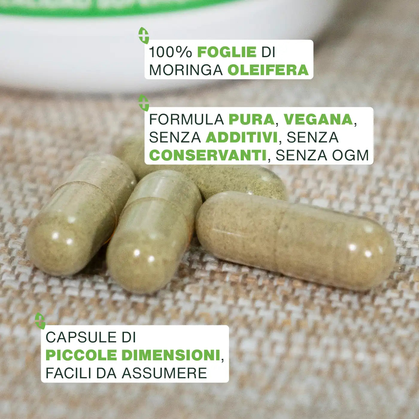Qualita Moringa Bio - capsule - amoseeds specialisti dei superalimenti bio
