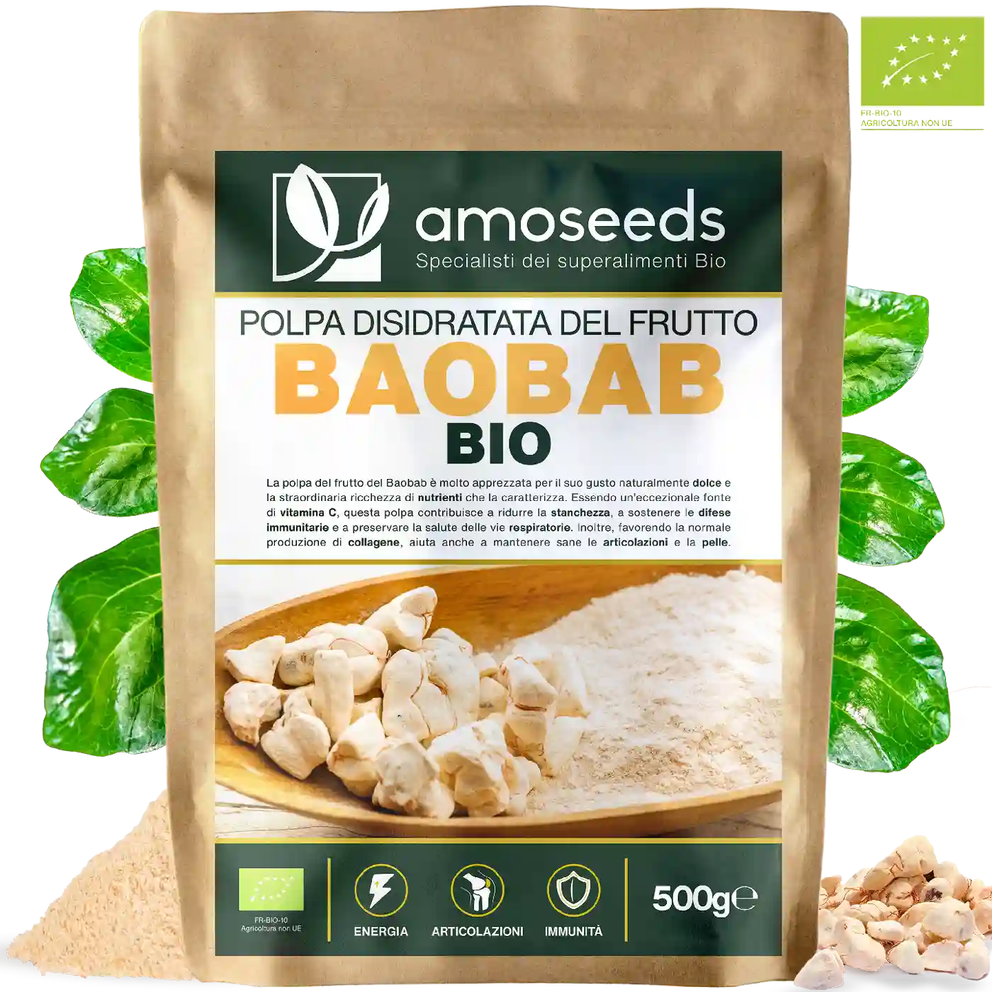 Baobab in polvere Bio 500G