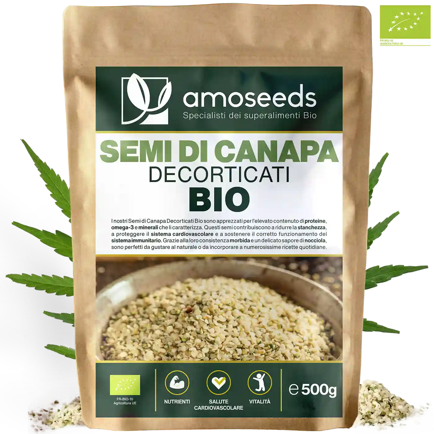 Semi di Canapa Bio - amoseeds specialisti superalimenti bio
