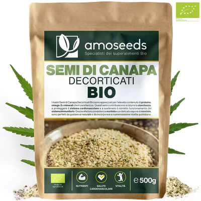 Semi di Canapa Bio - amoseeds specialisti superalimenti bio
