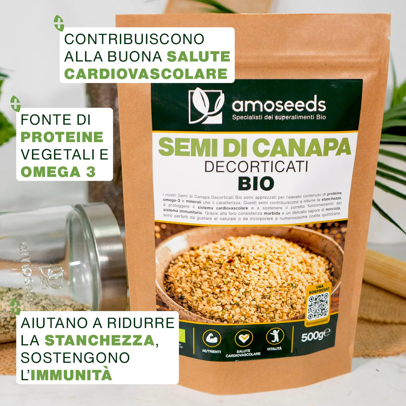 Virtu Semi di Canapa Bio - amoseeds specialisti superalimenti bio
