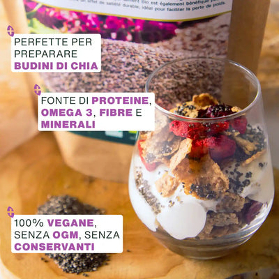 Qualita Semi di Chia 1kg Bio - amoseeds specialisti superalimenti bio