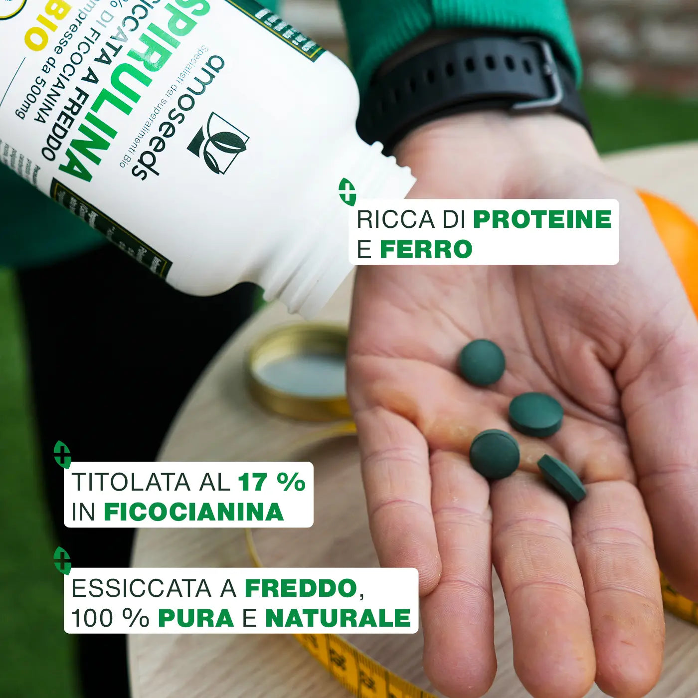 Qualita Spirulina Bio - amoseeds specialisti dei superalimenti bio