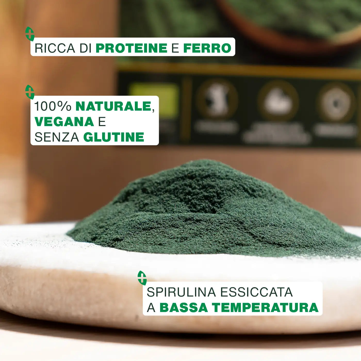 qualita Spirulina in Polvere Bio - amoseeds specialisti dei superalimenti bio