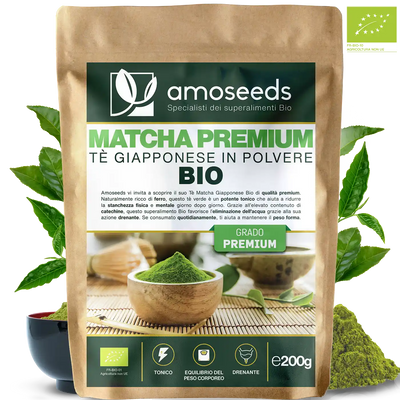 Te Matcha Bio amoseeds specialisti dei superalimenti bio