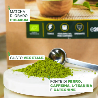 Qualita Tè Matcha Premium Bio - amoseeds specialisti dei superalimenti bio